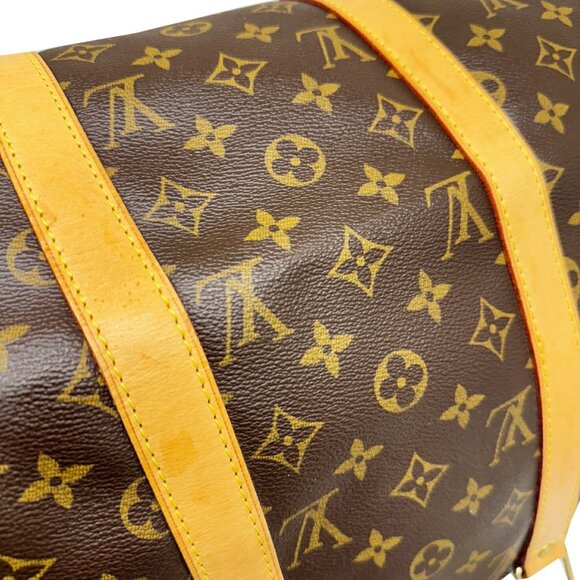 LOUIS VUITTON Brown Monogram Keepall 50 Boston Bag - Picture 11 of 16